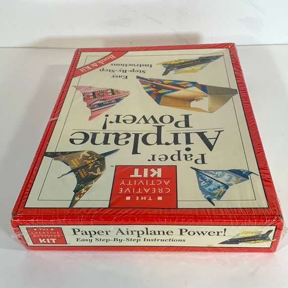 Paper Airplane Power Vintage Sealed Building Kit 48 Flying Airplanes Stickers - Picture 6 of 9